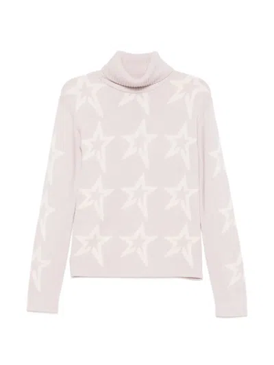 Perfect Moment Stardust Star-intarsia Sweater In Pink