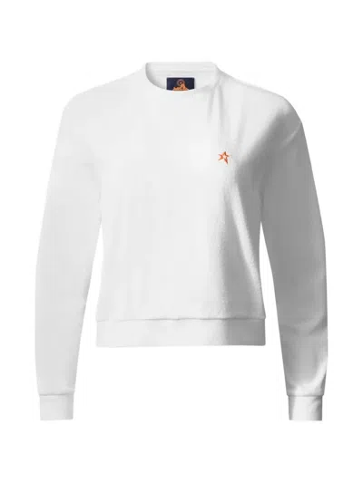 Perfect Moment Star-embroidered Sweatshirt In Gray