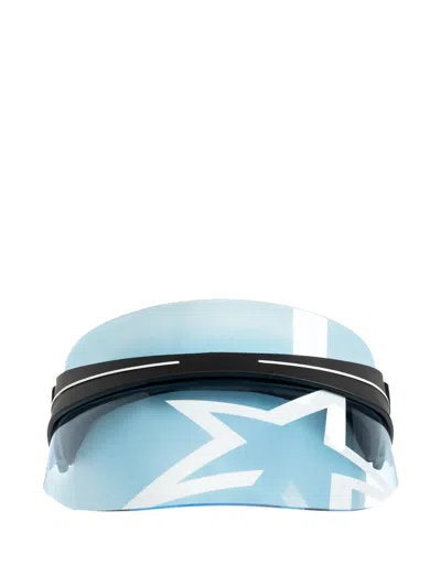 Perfect Moment Star-motif Transparent Visor In Blue
