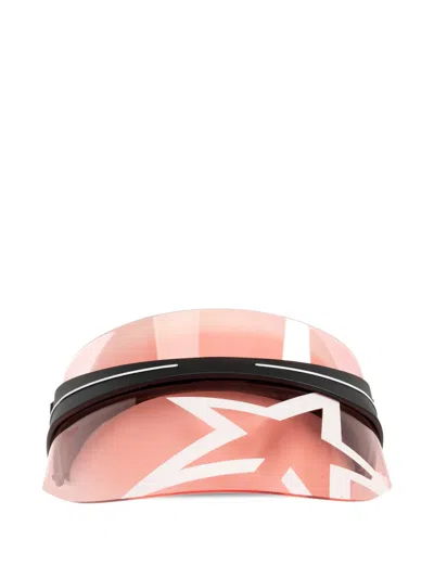 Perfect Moment Star-print Visor Hat In Pink