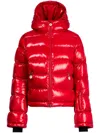 Perfect Moment Polar Flare Down Jacket M In Red