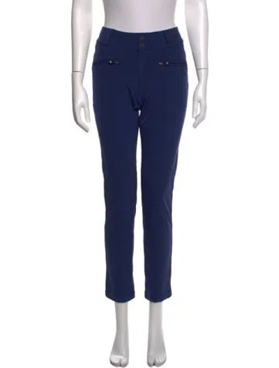 Pre-owned Perfect Moment Straight Leg Pants In Blue