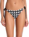 Perfect Moment String Bikini Bottom In Black