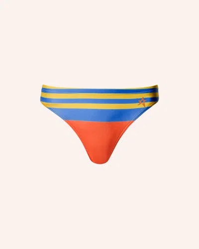 PERFECT MOMENT STRIPE BIKINI BOTTOM