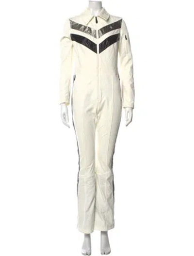 Pre-owned Perfect Moment Striped Jumpsuit In Neutral