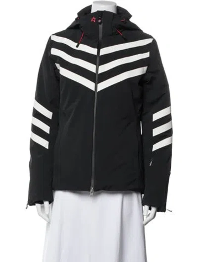 Pre-owned Perfect Moment Striped Performance Jacket In Multicolor