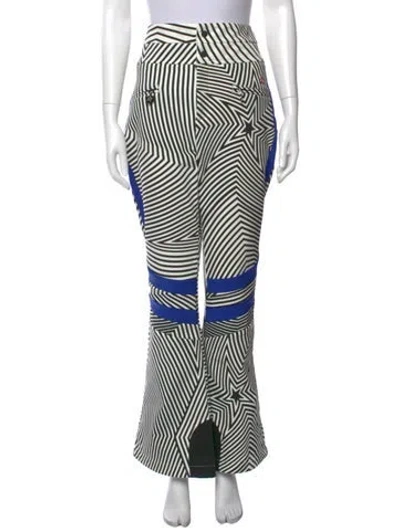 Pre-owned Perfect Moment Striped Wide Leg Pants In Multi