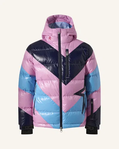 Perfect Moment Super Mojo Down Jacket Y6 In Peach-pink-alaska-blue