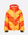 Perfect Moment Kids Super Mojo Down Puffer Jacket In Canary-yellow