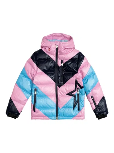 Perfect Moment Kids' Super Mojo Puffer Jacket In Pink