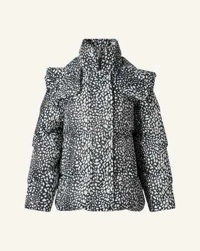 Perfect Moment Supernova Down Parka Jacket S In Snow-leopard