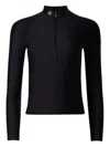 Perfect Moment Tempest Rash Guard Top In Black