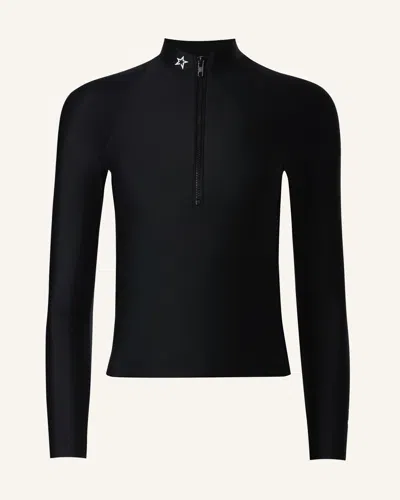 Perfect Moment Tempest Rash Guard Top L In Black