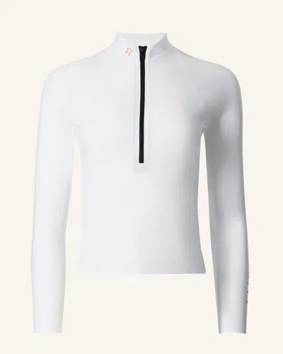 Perfect Moment Tempest Rash Guard Top S In White