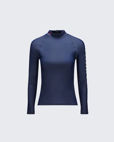Perfect Moment Tempest Rash Guard Top Xl In Black