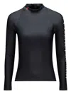 Perfect Moment Tempet Rash Guard Top In Black