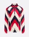 Perfect Moment Thermal Half Zip Y6 In Red
