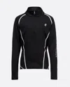 Perfect Moment Thermal Half Zip Y8 In Black