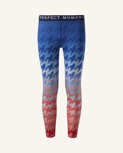 Perfect Moment Thermal Legging Y6 In Degrade-houndstooth-rainbow