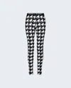 PERFECT MOMENT THERMAL PANT IN HOUNDSTOOTH BLACK/WHITE