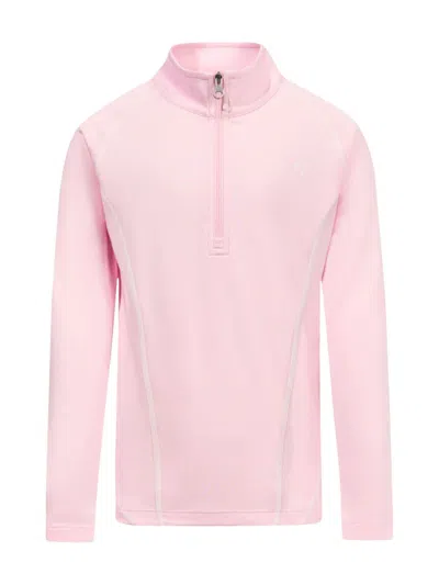 Perfect Moment Kids' Thermal Ski Sweatshirt In Pink