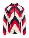 Perfect Moment Thermal Half Zip Y6 In Red
