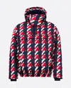 Perfect Moment Thom Pullover Ski Jacket M In Navy-white-red