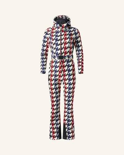Perfect Moment Tignes Ski Suit Xs In Houndstooth