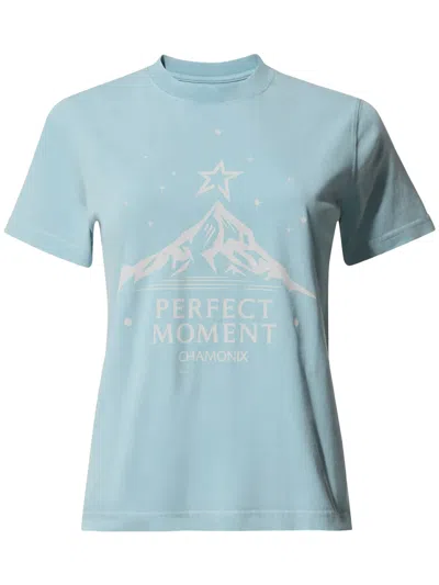 Perfect Moment Graphic T-shirt In Blue