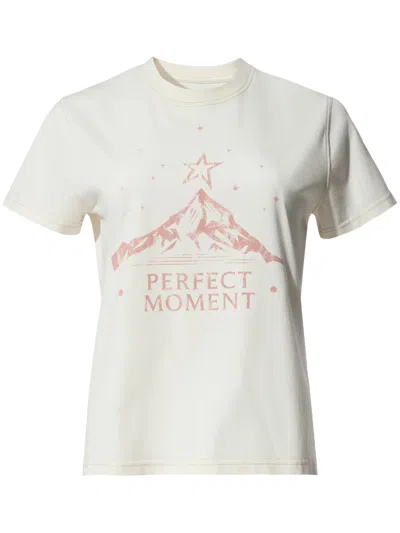 Perfect Moment Crew-neck T-shirt In White