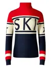 Perfect Moment Schild Merino Wool Sweater Xl In Red