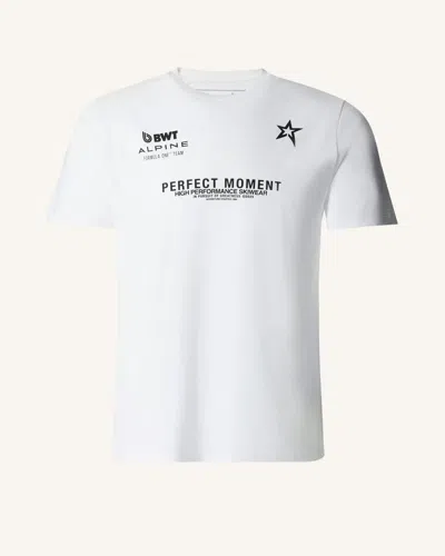 Perfect Moment Unisex Alpine Logo Tee Xl In White