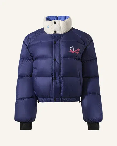 Perfect Moment Unisex Alps Down Jacket Xs In Navy
