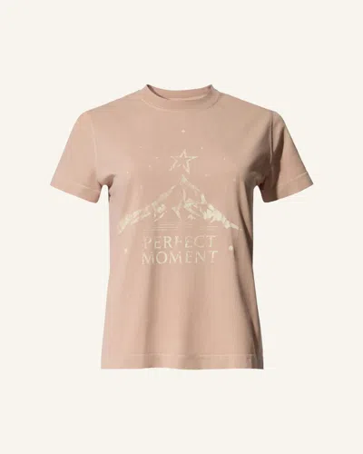 Perfect Moment Vintage Logo Cotton Tee M In Pink