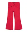 Perfect Moment Water-resistant Aurora Flared Ski Trousers In Red