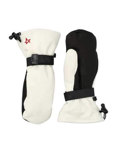 PERFECT MOMENT WOMEN WHITE DAVOS MITTEN GLOVES, M LUXURY GLOVES FOR WOMEN DARVEYS