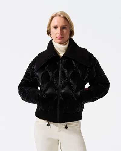 Perfect Moment Carving Apres Down Jacket Xl In Black-liquid