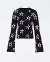 Perfect Moment Women's Chalet Cardigan, Ski Knitwear, Dark Charcoal Blue, M In Navy