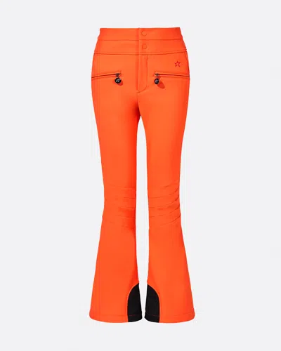 Perfect Moment Women's High-waist Aurora Flare Ski Pant, Ski Pants, Burnt Orange, Xl