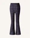 Perfect Moment Women's Houndstooth High-waist Aurora Flare Pant, Ski Pants, B&b Houndstooth, L In Purple