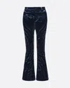 Perfect Moment Women's Mid-rise Carving Ski Pant, Ski Pants, Blue Liquid, Xl In Blue-liquid