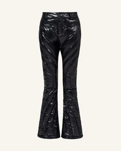 Perfect Moment Women's Mid-rise Carving Ski Pant, Ski Pants, Black Liquid, L