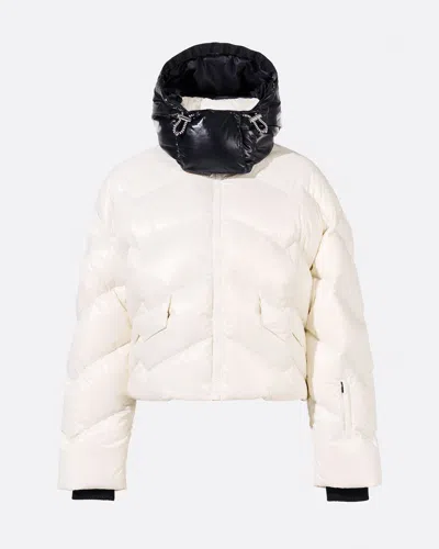 PERFECT MOMENT WOMEN'S MOUNTAIN PUFFER JACKET, SKI JACKETS, SNOW WHITE, XL