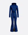 Perfect Moment True Indigo, S In Indigo-twisted-houndstooth