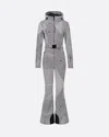 Perfect Moment Women's Warped Star Tignes Ski Suit, Ski One Piece, B&w Warped Star, Xs In Warped-star-print