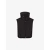 Perfect Moment Womens  Chevron Padded Shell-down Gilet In Black