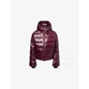 Perfect Moment Womens Burgundy Polar Flare Shell-down Ski Jacket In Brown