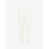 Perfect Moment Womens Crystal Knitted Merino-wool Jogging Bottoms Cream Xs In White