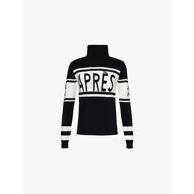 Perfect Moment Alpine Schild Merino Wool Sweater L In Multi