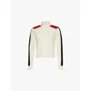 Perfect Moment La Tour Merino Wool Half-zip S In Snow White/black